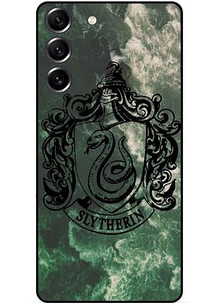 Силіконовий бампер чохол для samsung s21 fe з малюнком слизерин slytherin гаррі поттер harry potter