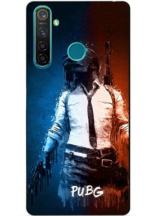 Силиконовый чехол бампер для realme 5 pro с рисунком pubg