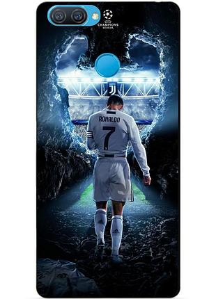 Силиконовый бампер чехол для oppo a12 a5s с рисунком ronaldo