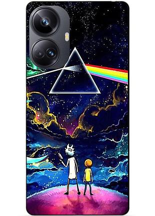 Силіконовий чохол бампер для realme 10 pro plus з малюнком рік і морті rick and morty