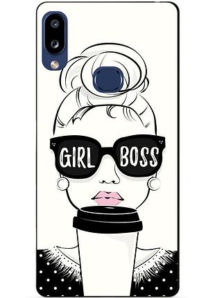Бампер силиконовый чехол для samsung a10s 2019 galaxy a107f с рисунком girl boss