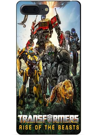 Силиконовый чехол бампер для iphone 8 plus звероботы трансформеры transformers