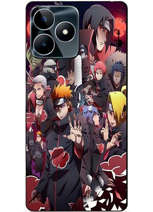 Силіконовий чохол бампер для realme c53 з малюнком наруто naruto аніме