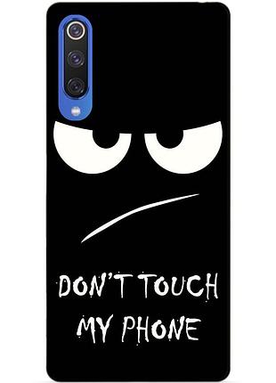 Чохол силіконовий для xiaomi mi 9 se з малюнком dont touch