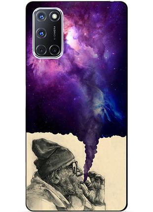 Силіконовий бампер чохол для oppo a72 з малюнком дід космос