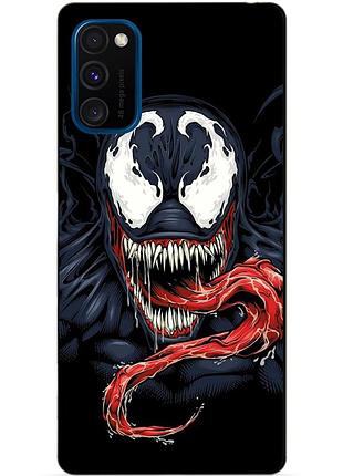 Силиконовый бампер чехол для samsung m30s 2019 galaxy m307f с рисунком веном
