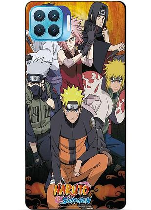 Силіконовий бампер чохол для oppo reno 4 lite з малюнком аніме naruto