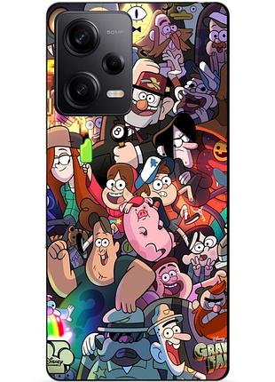 Силіконовий чохол бампер для xiaomi redmi note 12 pro 5g з малюнком гравіті фолз gravity falls