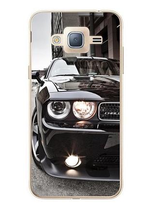 Силиконовый чехол для samsung j7 neo galaxy j701 с рисунком mustang