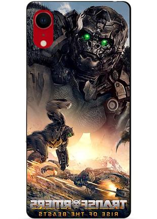 Силиконовый чехол бампер для iphone xr с рисунком эйплинк звероботы трансформеры transformers