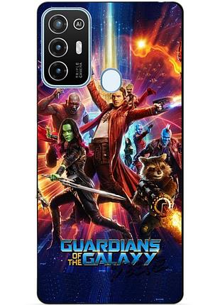 Силиконовый бампер чехол для zte blade a52 с картинкой стражи галактики