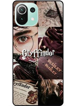 Силіконовий бампер чохол для xiaomi mi 11 lite з малюнком gryffindor ґрифіндор гаррі поттер harry potter