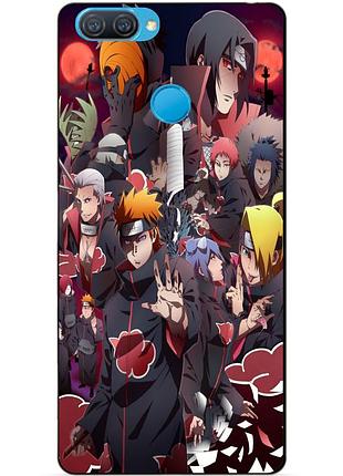 Силиконовый бампер чехол для oppo a12 a5s с рисунком наруто аниме