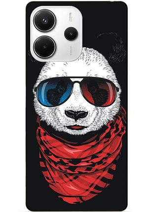 Силіконовий чохол бампер для xiaomi redmi note 14 з малюнком панда