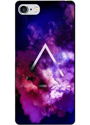 Силіконовий чохол бампер для iphone 6 з малюнком космос галактика