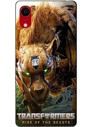 Силиконовый чехол бампер для iphone xr с рисунком читор звероботы трансформеры transformers