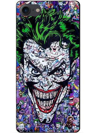 Силіконовий чохол бампер для iphone se 2 2020 з малюнком джокер joker