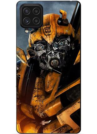 Чехол силиконовый бампер для samsung m32 с рисунком бамблби bumblebee трансформеры