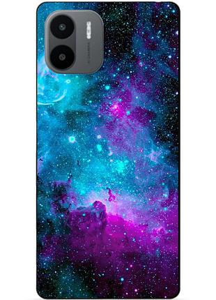 Силиконовый бампер чехол для xiaomi redmi a1/a2 с рисунком галактика