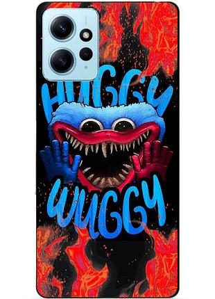 Силіконовий бампер чохол для xiaomi redmi note 12 з малюнком хаггі вагі huggy wuggy