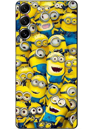 Силіконовий чохол бампер для samsung s23 plus з малюнком міньйони minion