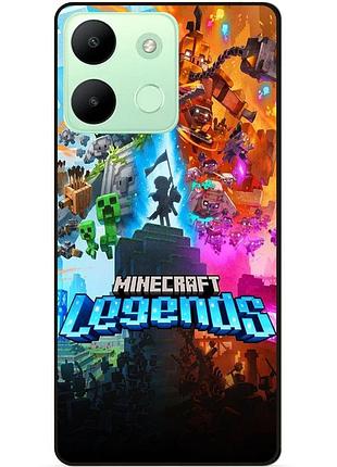 Силіконовий чохол бампер для infinix smart 7 hd гра майнкрафт minecraft