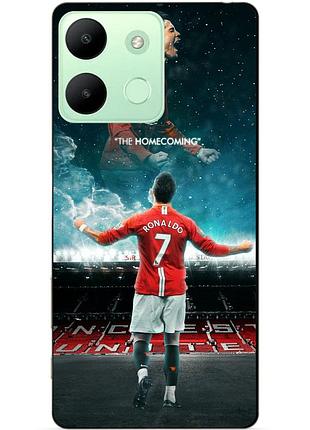 Силіконовий чохол бампер для infinix smart 7 hd з малюнком роналдо мю ronaldo
