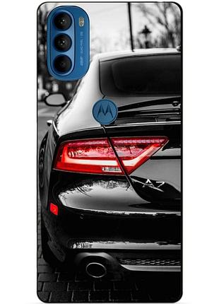 Силіконовий чохол бампер для motorola moto g41 з малюнком audi ауді машина авто