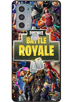 Силіконовий чохол бампер для motorola edge 20 гра fortnite фортнайт