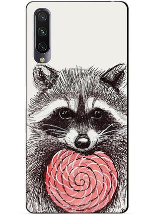 Чохол силіконовий для xiaomi mi a3 з малюнком єнот
