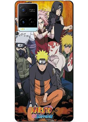 Силіконовий бампер чохол для vivo y21 / y33s з малюнком naruto аніме