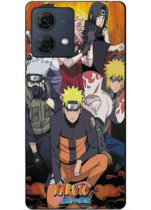 Силіконовий чохол бампер для motorola moto g84 з малюнком naruto наруто аніме