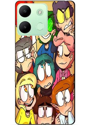 Силіконовий чохол бампер для infinix smart 7 hd з малюнком 13 карт
