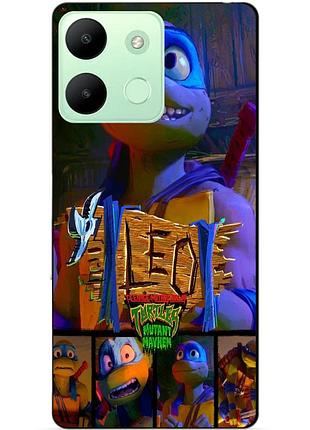 Силіконовий чохол бампер для infinix smart 7 hd з малюнком лео leo черепашки ніндзя