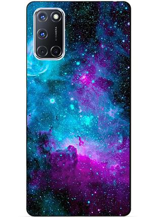 Силіконовий бампер чохол для oppo a72 з малюнком галактика