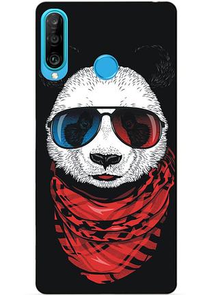Силиконовый бампер чехол для huawei p30 lite с рисунком панда