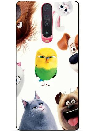 Силіконовий чохол бампер для xiaomi redmi k30 з малюнком таємна життя домашніх тварин
