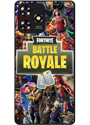 Чехол силиконовый бампер для zte blade a73 игра fortnite фортнайт