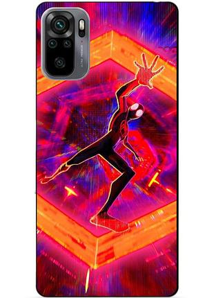 Силіконовий бампер чохол для xiaomi redmi note 10 / note 10s з картинкою spider man