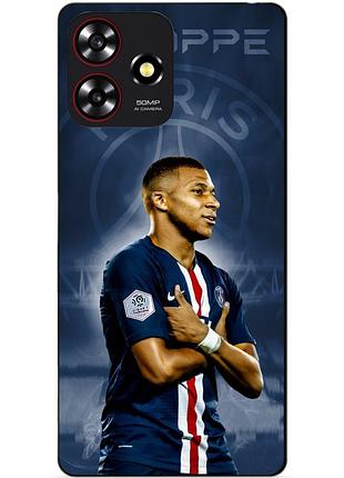 Силіконовий бампер чохол для zte blade a73 з малюнком мбаппе псж mbappe