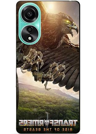 Силиконовый чехол бампер для oppo a78 с рисунком эйрэйзор звероботы трансформеры transformers