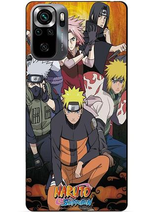Силіконовий бампер чохол для xiaomi poco m5s з малюнком naruto аніме