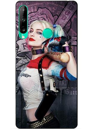 Силиконовый чехол бампер для huawei p40 lite e с рисунком харли квинн