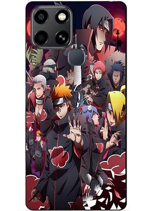 Силіконовий чохол бампер для infinix smart 6 з малюнком наруто naruto аніме