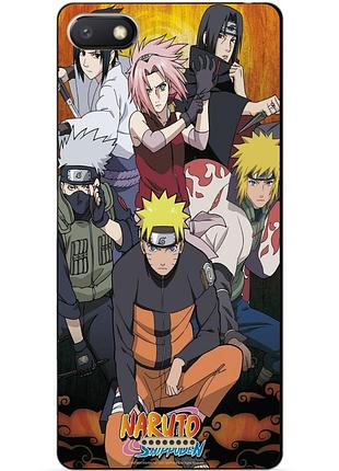 Силіконовий бампер чохол для xiaomi redmi 6a з малюнком naruto