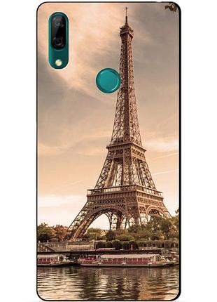 Чехол силиконовый для huawei p smart z с рисунком париж