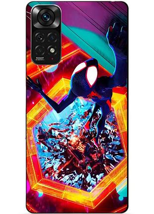 Силіконовий бампер чохол для xiaomi redmi note 11 pro з картинкою людина-павук