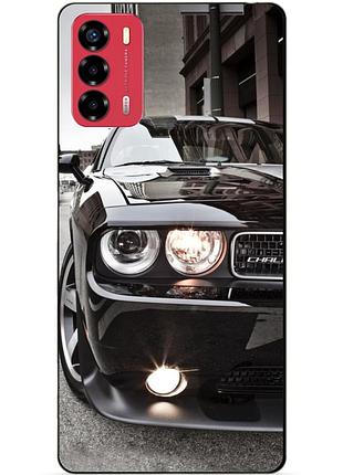 Силіконовий бампер чохол для zte blade v40 vita з картинкою dodge