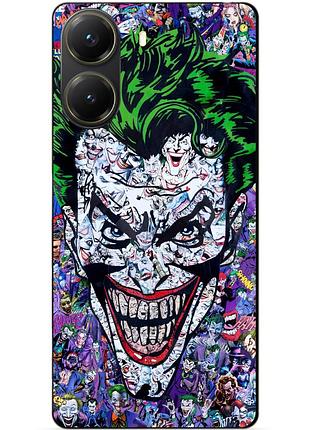Чехол силиконовый бампер для xiaomi poco x7 pro с рисунком джокер joker
