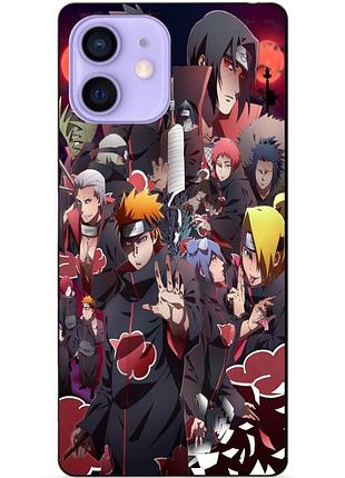 Силіконовий чохол бампер для iphone 12 з малюнком наруто naruto аніме